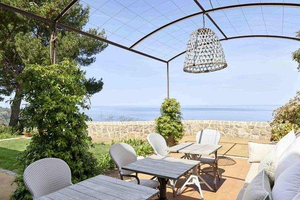 Traditionelle Villa mit Meerblick zu vermieten in Llucalcari-Deia, Mallorca