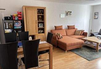 Blick ins Wohnzimmer