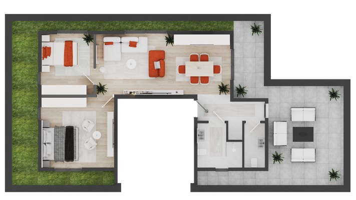 Grundriss WE 7 DG_Penthouse