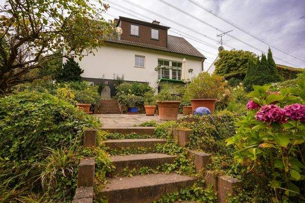 Rückseite des Wohnhauses