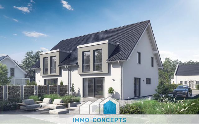 Doppelhaushälfte Muster