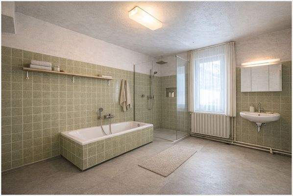 Badezimmer Erdgeschoss Visualisierung 