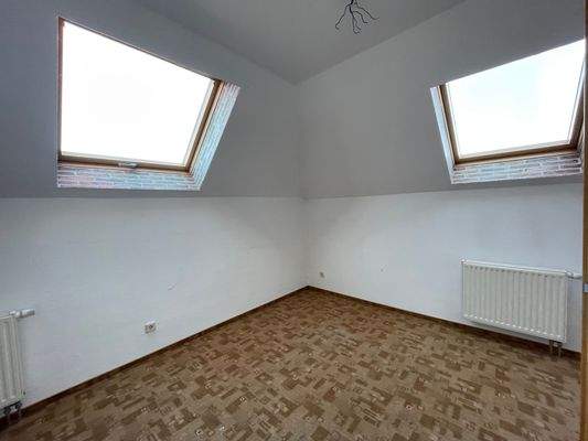 Wohnraum DG vor Renovierung