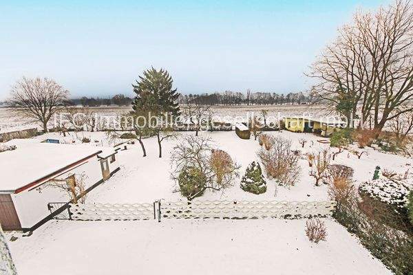 Blick auf das Grundstück