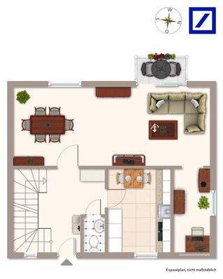 Grundriss EG Wohnhaus