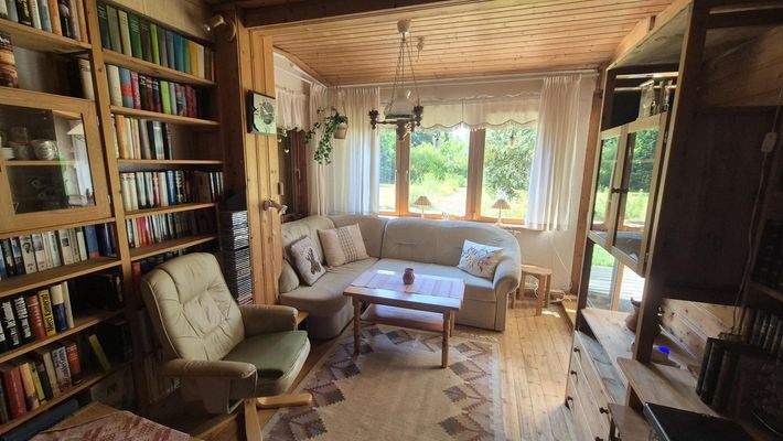 EG-WZ mit Blick in den Garten