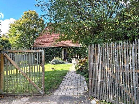 Gartentor zur Weide