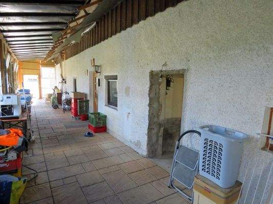 mehrere Hauszugänge