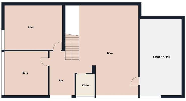 Grundriss ohne Maßstab / Untergeschoss