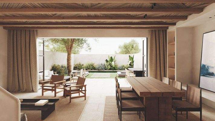 Neue Anlage von Reihenhäusern zum Verkauf am Meer in Molinar, Palma, Mallorca