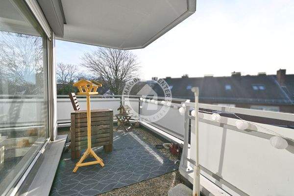 Eine weitere Ansicht des Balkons