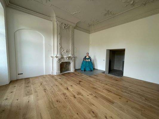 Schlafzimmer mit Eichenparkett