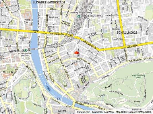 Geolyzer Kartenausschnitt