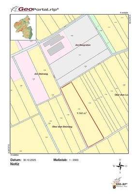 Ober dem Steinweg 1180 markiert-1