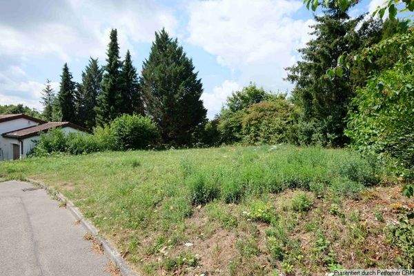 Bauplatz Blickrichtung Südwest