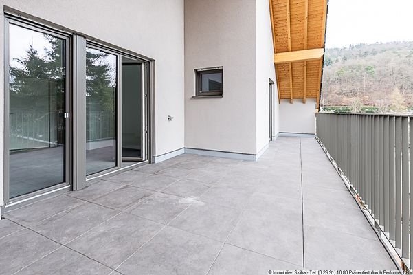 überdachte Loggia
