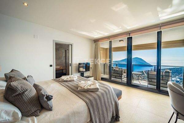 Luxury Sea View Property with Pool in Kalkan Kaş