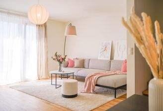 Wohnzimmer-Wohnbeispiel