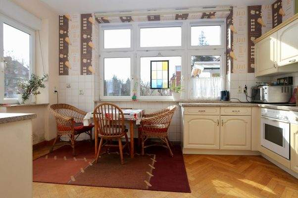 die Küche in Wohnung 1