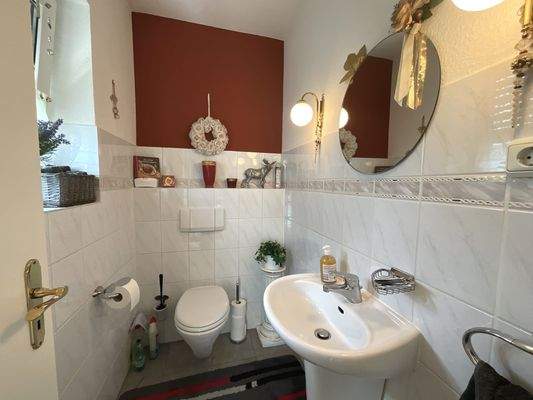 Gäste WC im Erdgeschoss