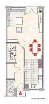 Exposeplan Erdgeschoss