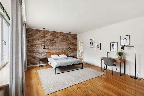 Schlafzimmer | Einliegerwohnung-Staging (KI generiert)