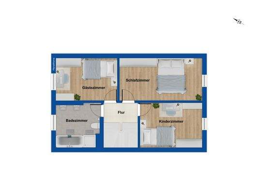 Grundriss Obergeschoss