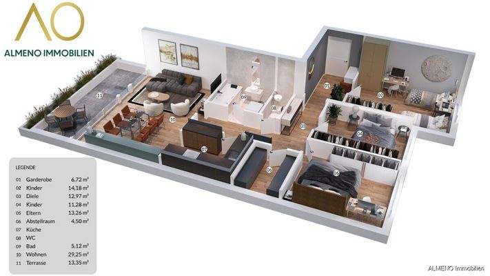 Viel Wohnfreude für eine große Familie