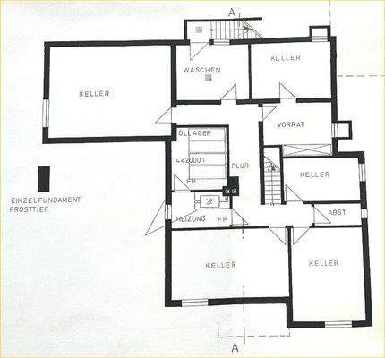 Grundriss Keller