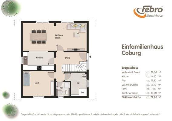 Grundriss Erdgeschoss