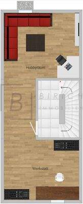 UG. Bitte beachten Sie, dass der dargestellte Grundriss nicht maßstabsgetreu ist und lediglich der Orientierung dient.