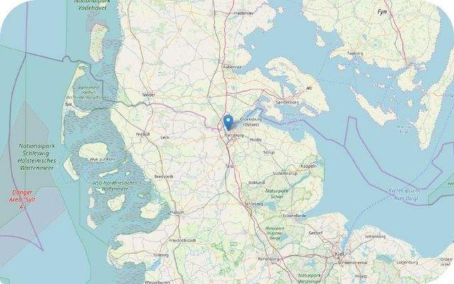 Harrislee bei Flensburg - direkt an der dänischen 