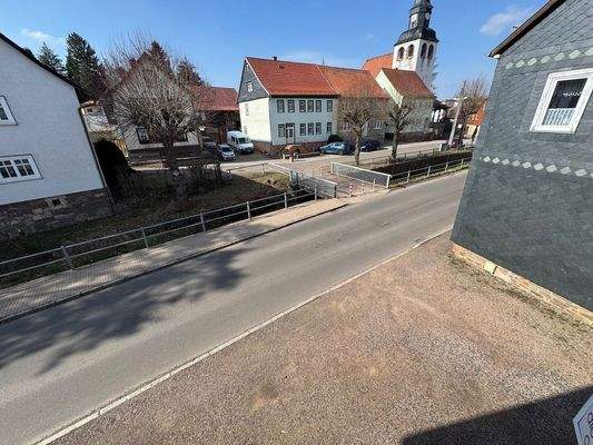 Blick aus dem Wohnzimmer