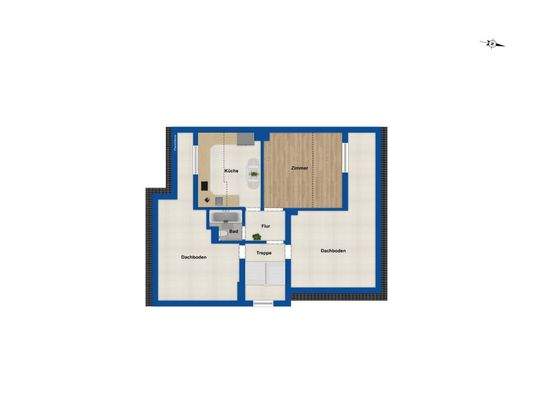 Grundriss Dachgeschoss