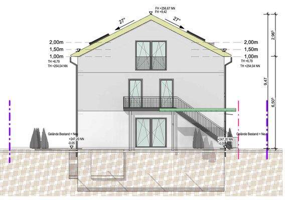 Ansicht von Ost-Süd