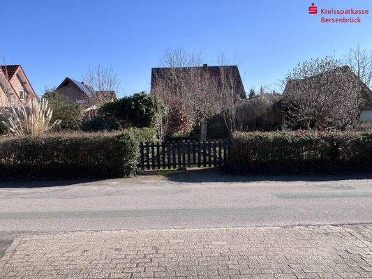 Westansicht Grundstück