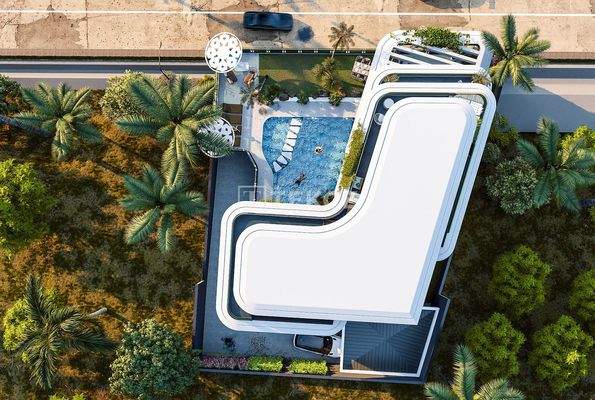 Smart Home System Stylish Villa in Alanya Kargıcak