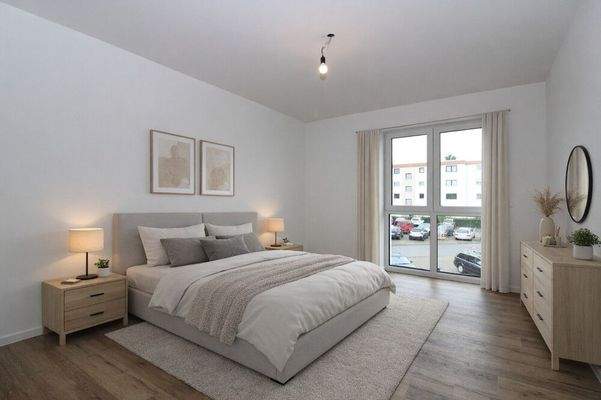 Einrichtungsbeispiel Schlafzimmer