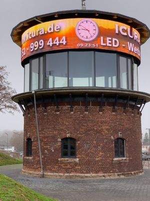 umlaufende LED-Werbung