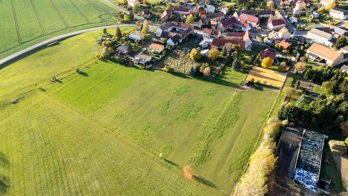 Drohnenansicht Grundstück