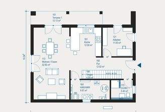 Grundriss Erdgeschoss