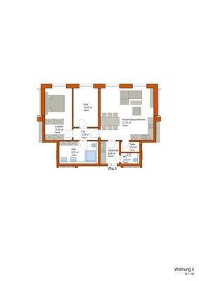 Grundriss Whg. 4