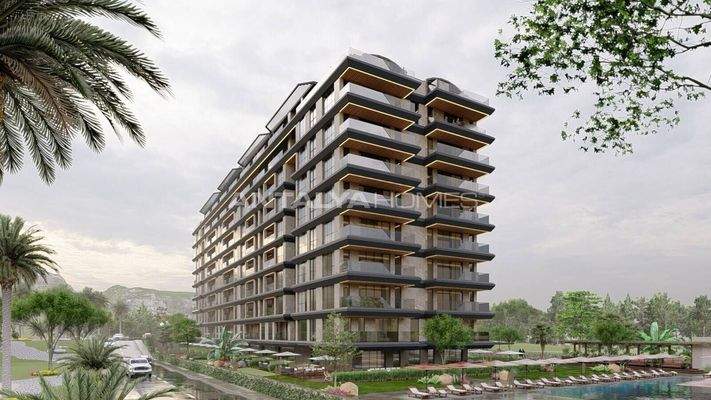 Flats in a Luxury Project 200 m from the Sea in Antalya Lara