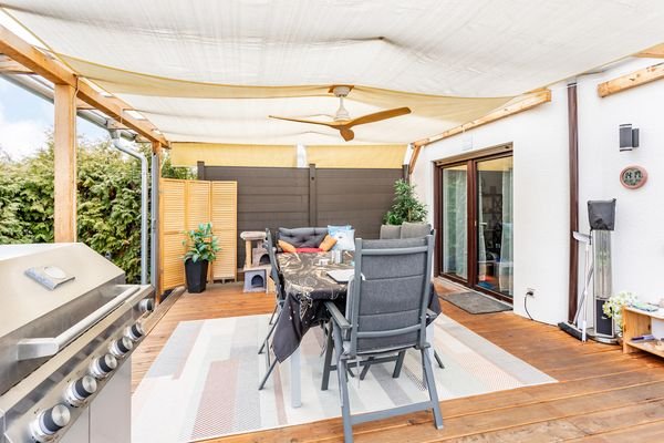 Terrasse am Haus