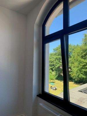 Blick von der Rückseite des Hauses