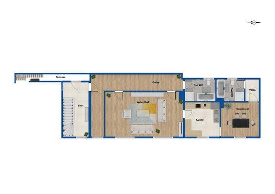 Grundriss Obergeschoss