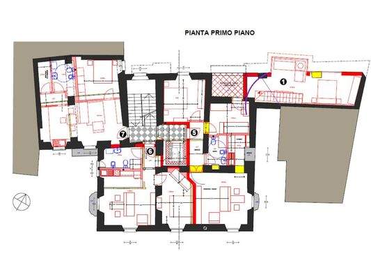 Projekt Grundriss 1.OG