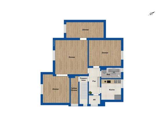 Grundriss Obergeschoss