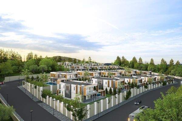 New Villas with Large Gardens and Private Pools in Kuşadası Aydın