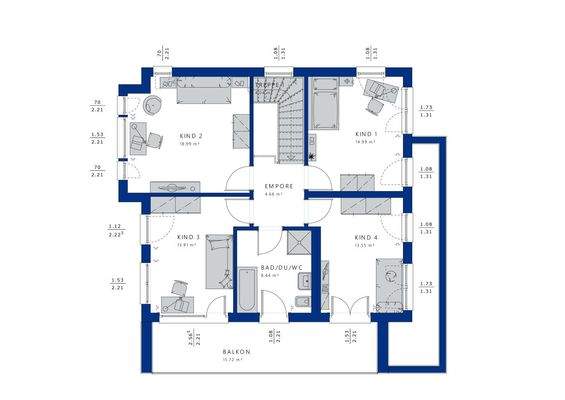 Obergeschoss veränderbar